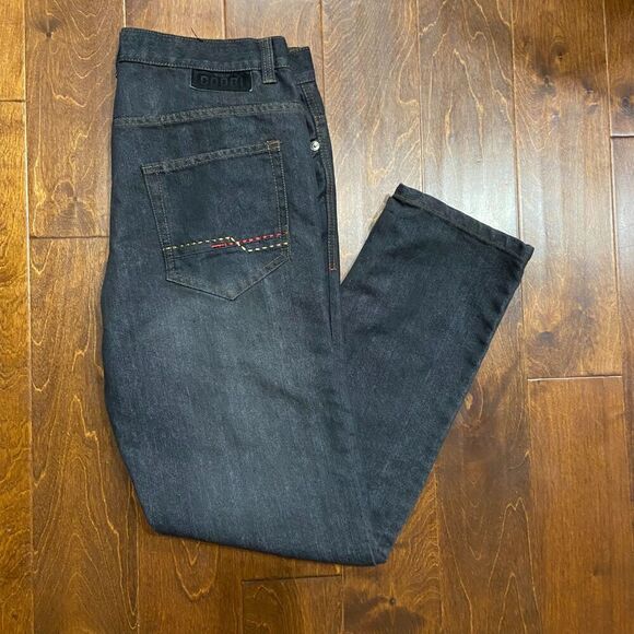 Coogi Australia Vintage Y2K Embroidered Black Denim Jeans Men's Size  38 x 34 - Picture 10 of 10